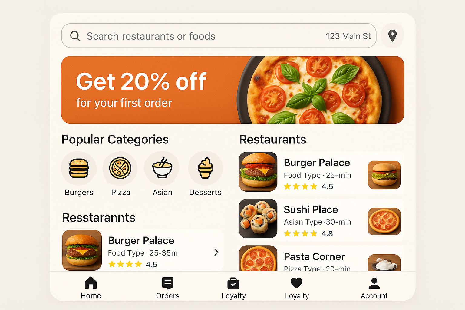 FoodDelivery App